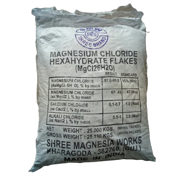 Magnesium Chloride Hexahydrate Flake – MgCl2 Dạng Vảy (Ấn Độ)